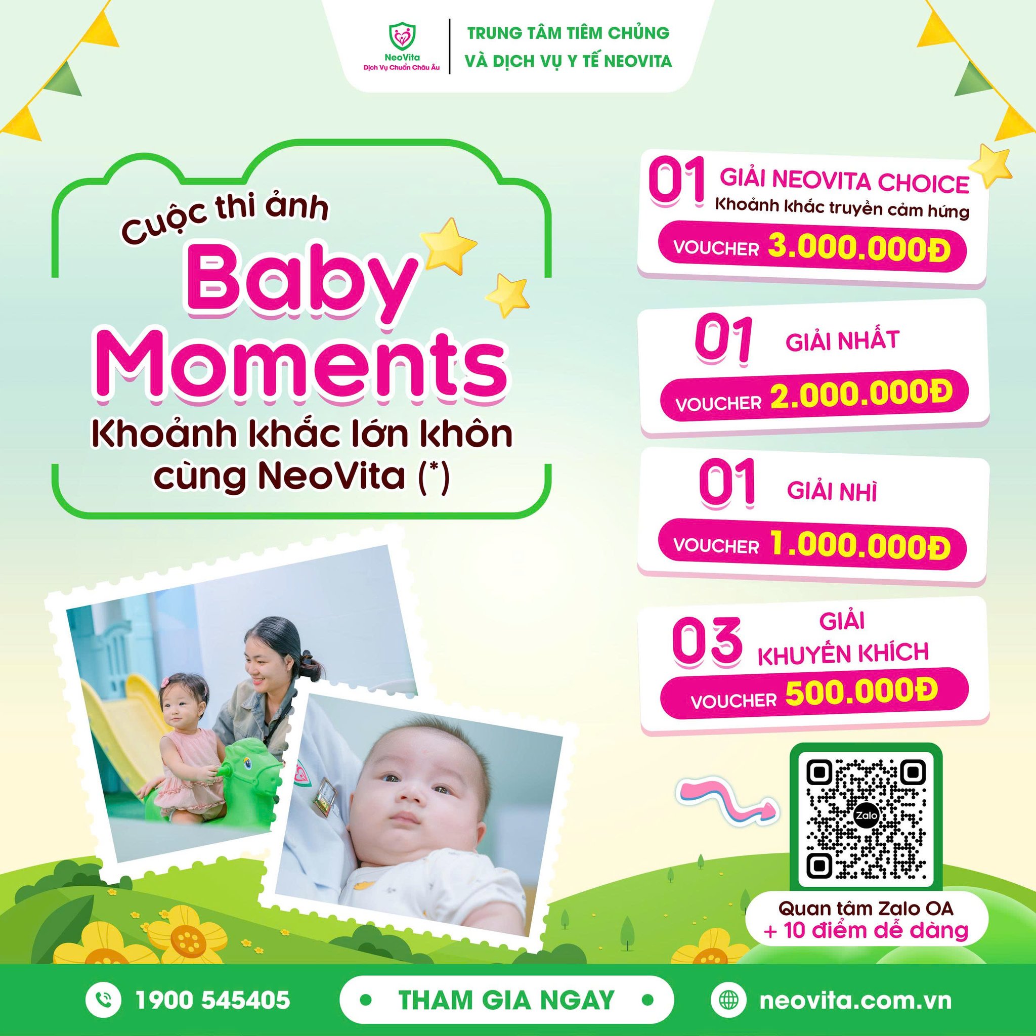 CUỘC THI BABY MOMENTS – KHOẢNH KHẮC LỚN KHÔN CÙNG NEOVITA