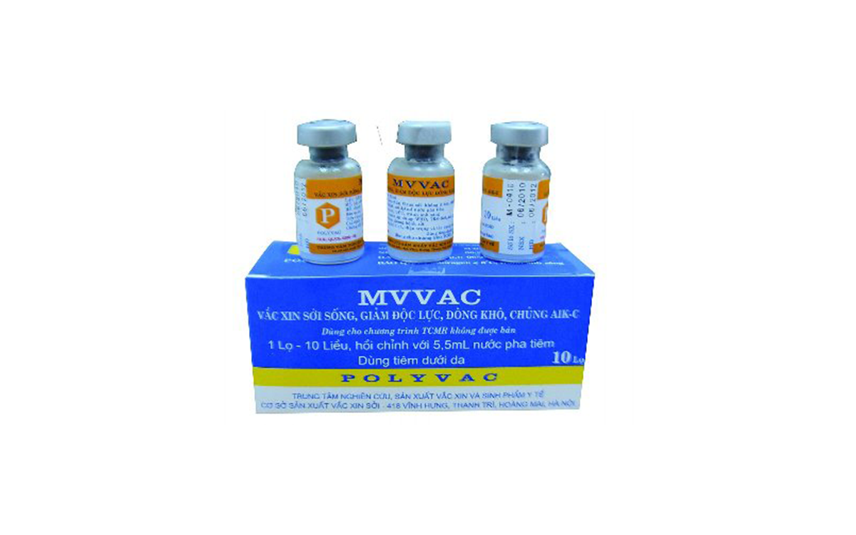 Vắc xin MVVac phòng ngừa bệnh sởi