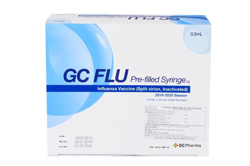 Vắc xin GC Flu PFS phòng ngừa bệnh cúm mùa