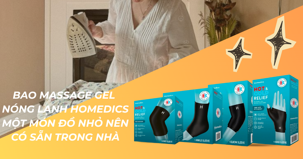 Có một món đồ nhỏ nên có sẵn trong nhà, nhất là khi cơ thể thường xuyên đau mỏi