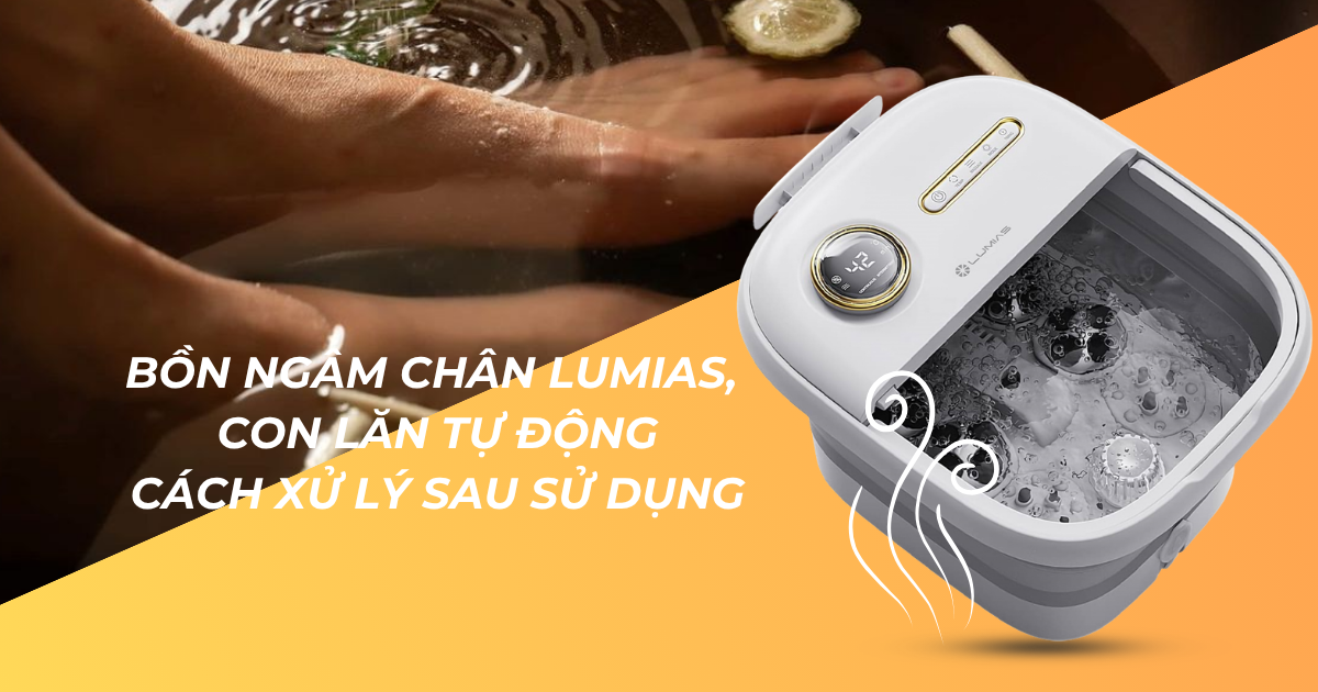 Cách xử lý nấm mốc và mùi hôi sau một thời gian sử dụng bồn ngâm chân