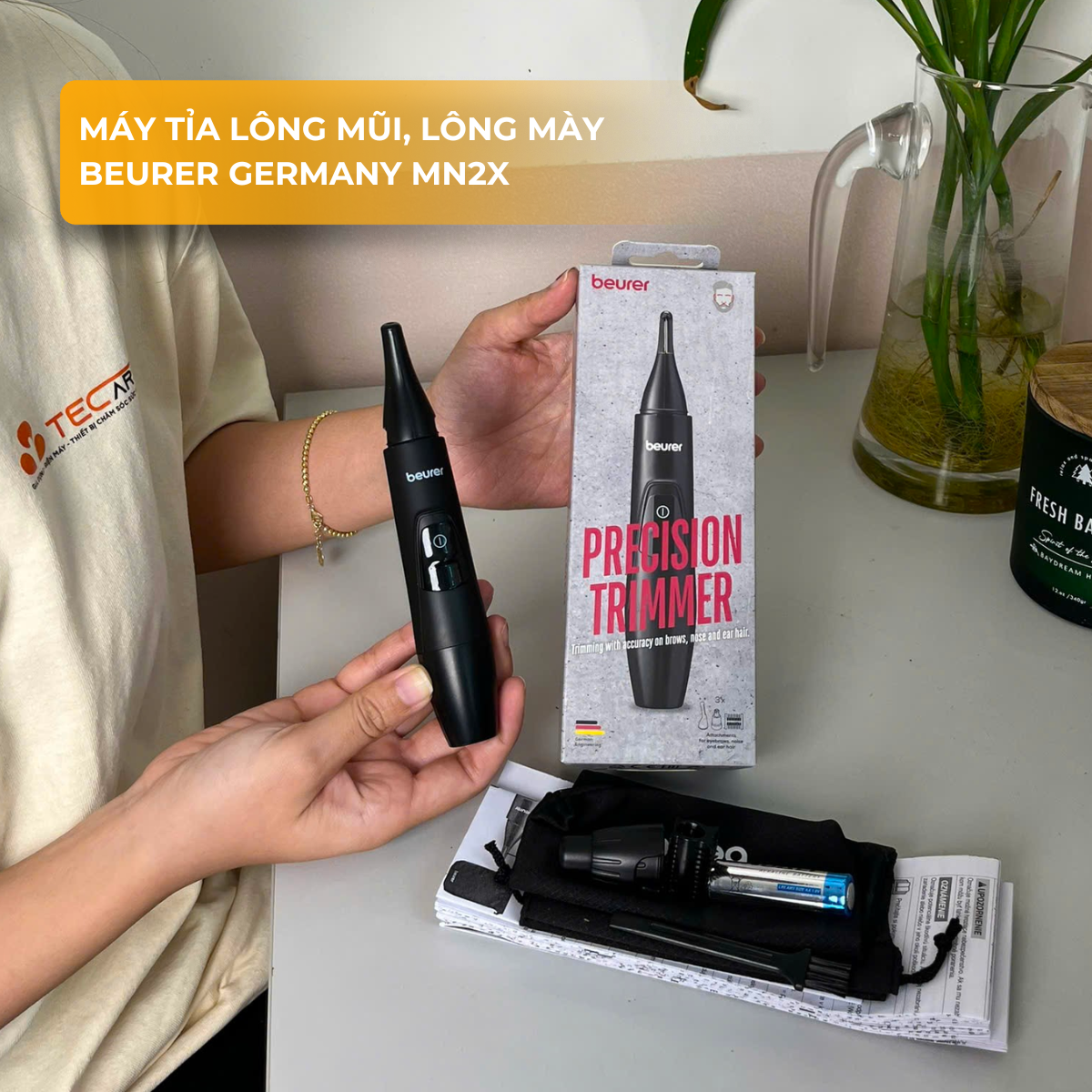 Beurer Máy tỉa lông mũi, lông mày MN2X