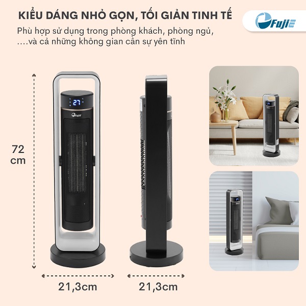 Quạt sưởi gốm ceramic CH-2400