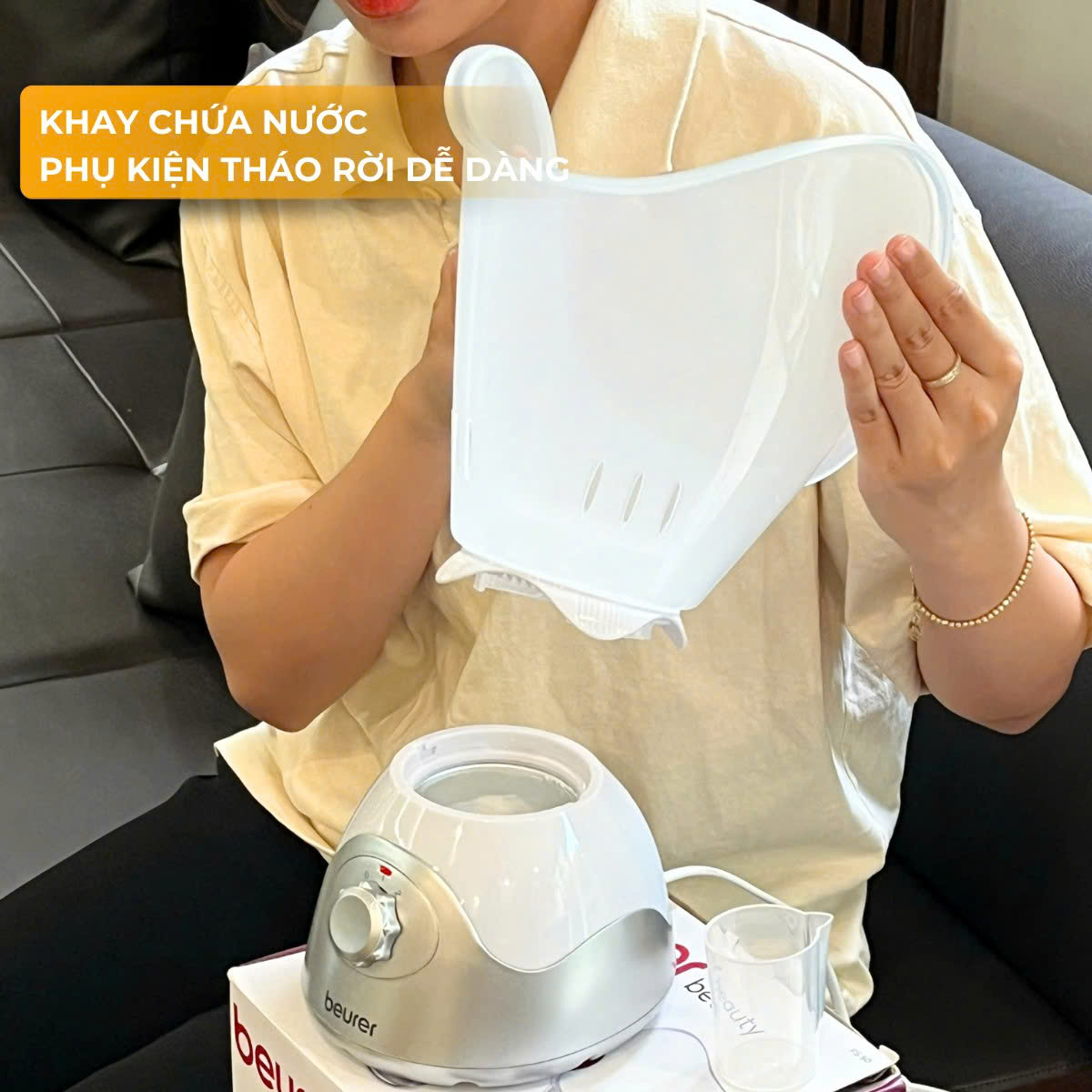 Beurer máy xông hơi làm đẹp da mặt FS50 - công suất 120W