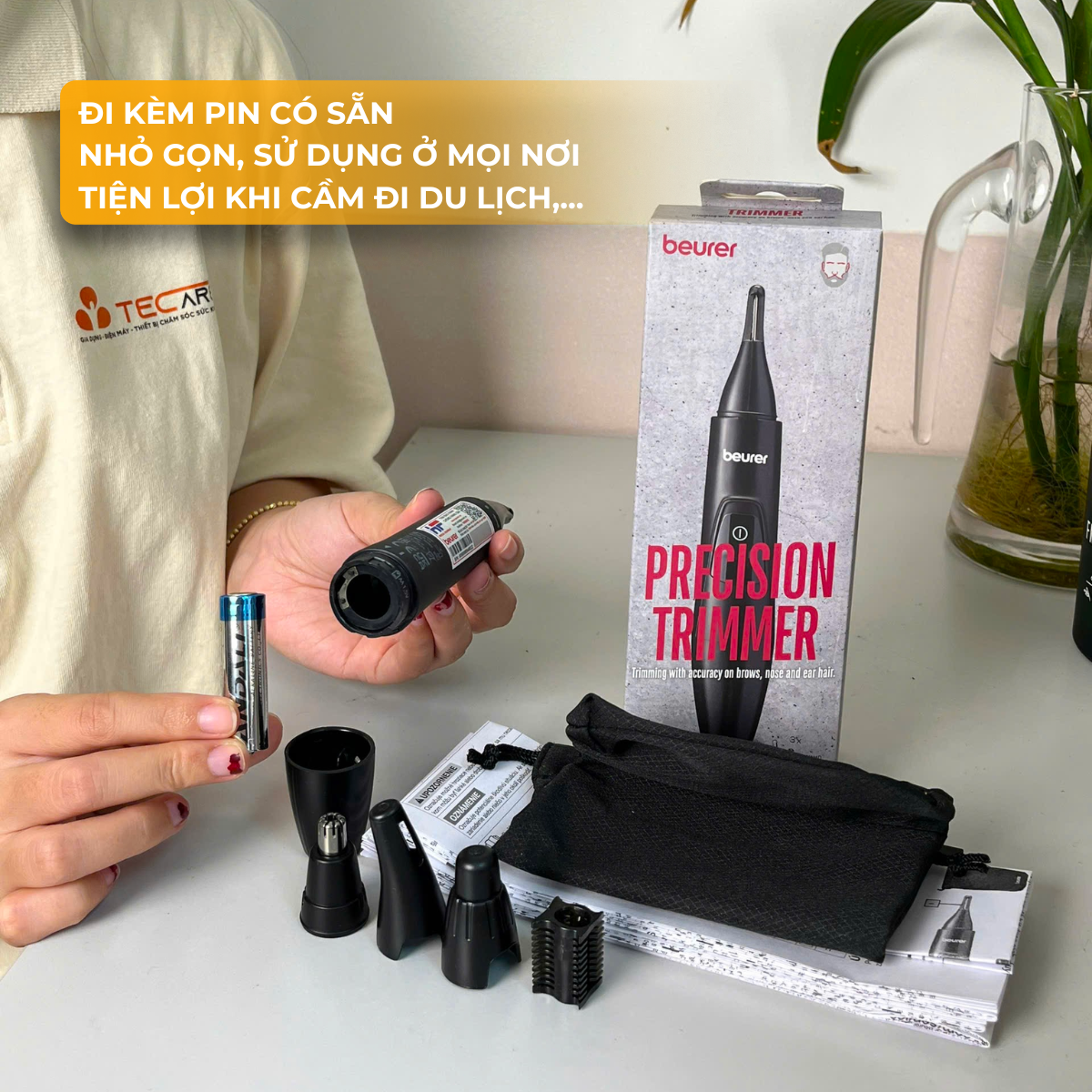 Beurer Máy tỉa lông mũi, lông mày MN2X