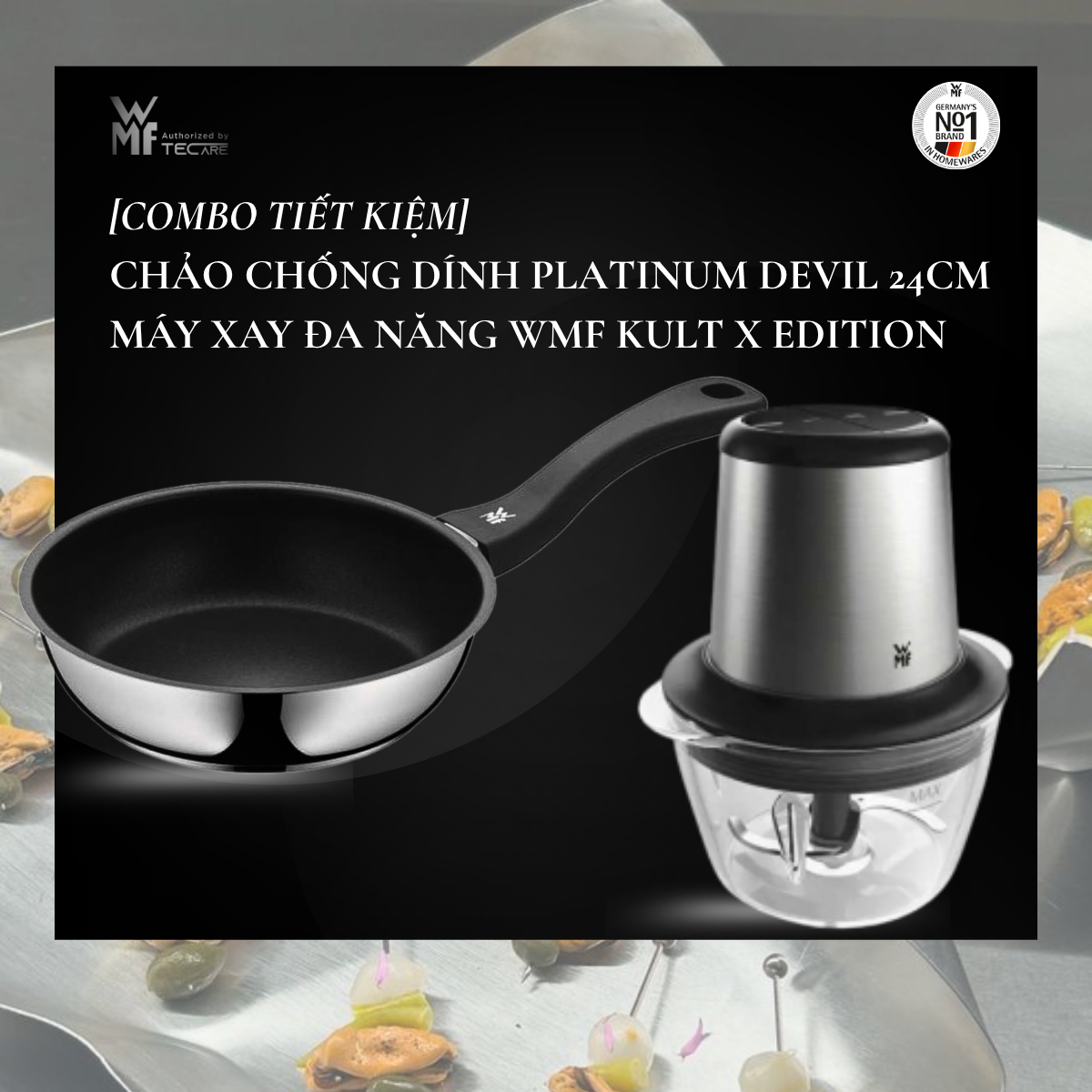 WMF Máy xay đa năng Kult Chopper ED (2025) - dung tích cối 1L