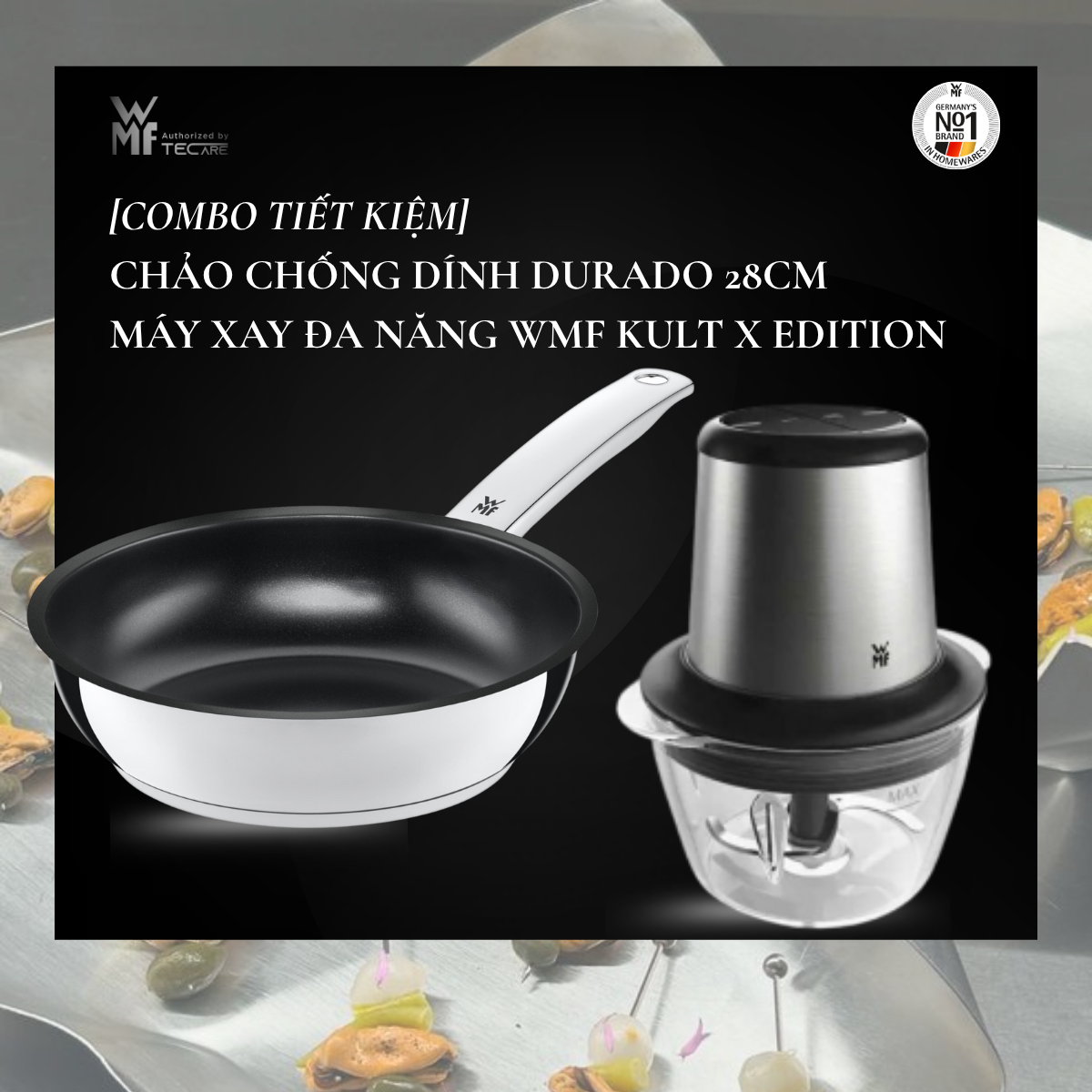 WMF Máy xay đa năng Kult Chopper ED (2025) - dung tích cối 1L