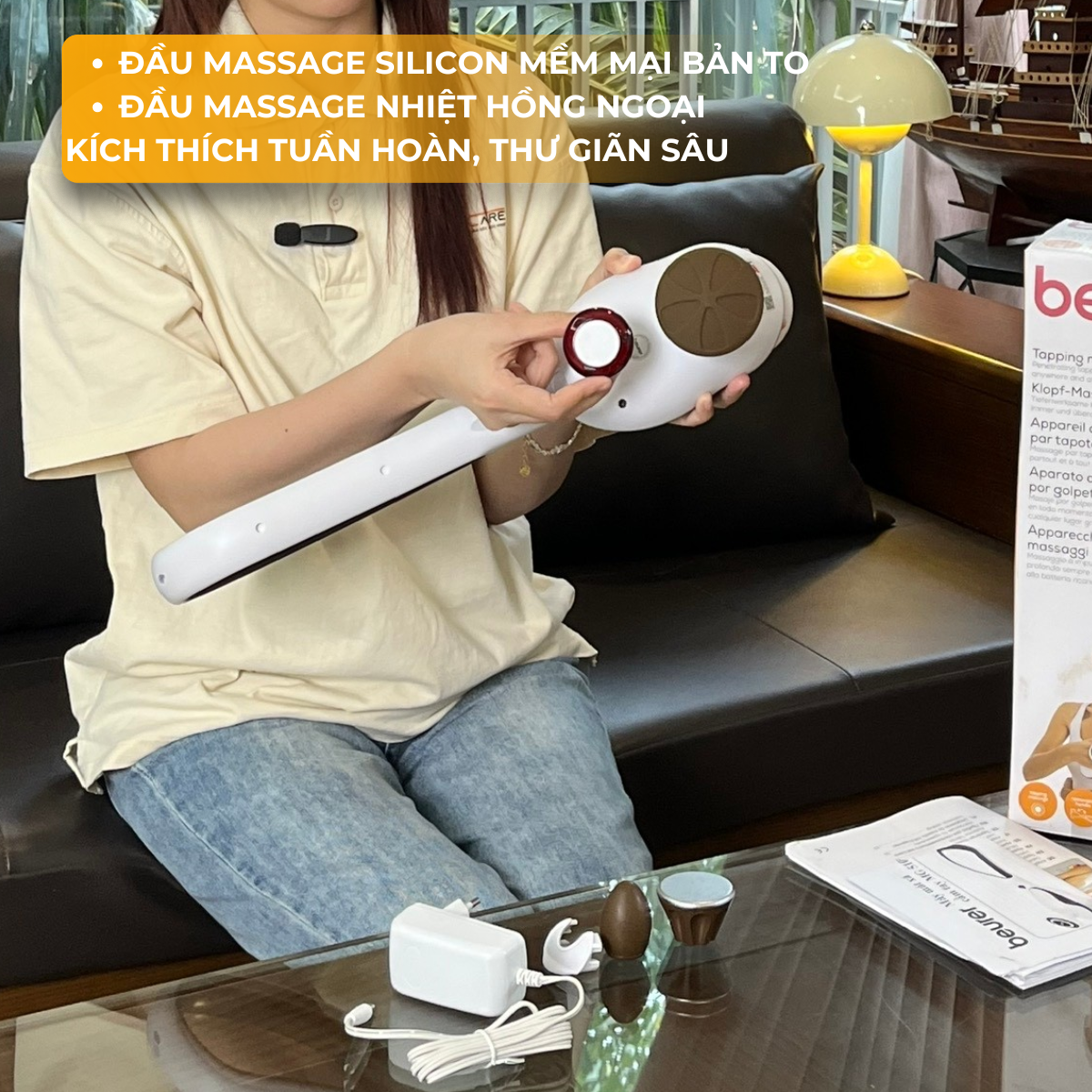 Beurer Máy massage cầm tay dùng pin MG510