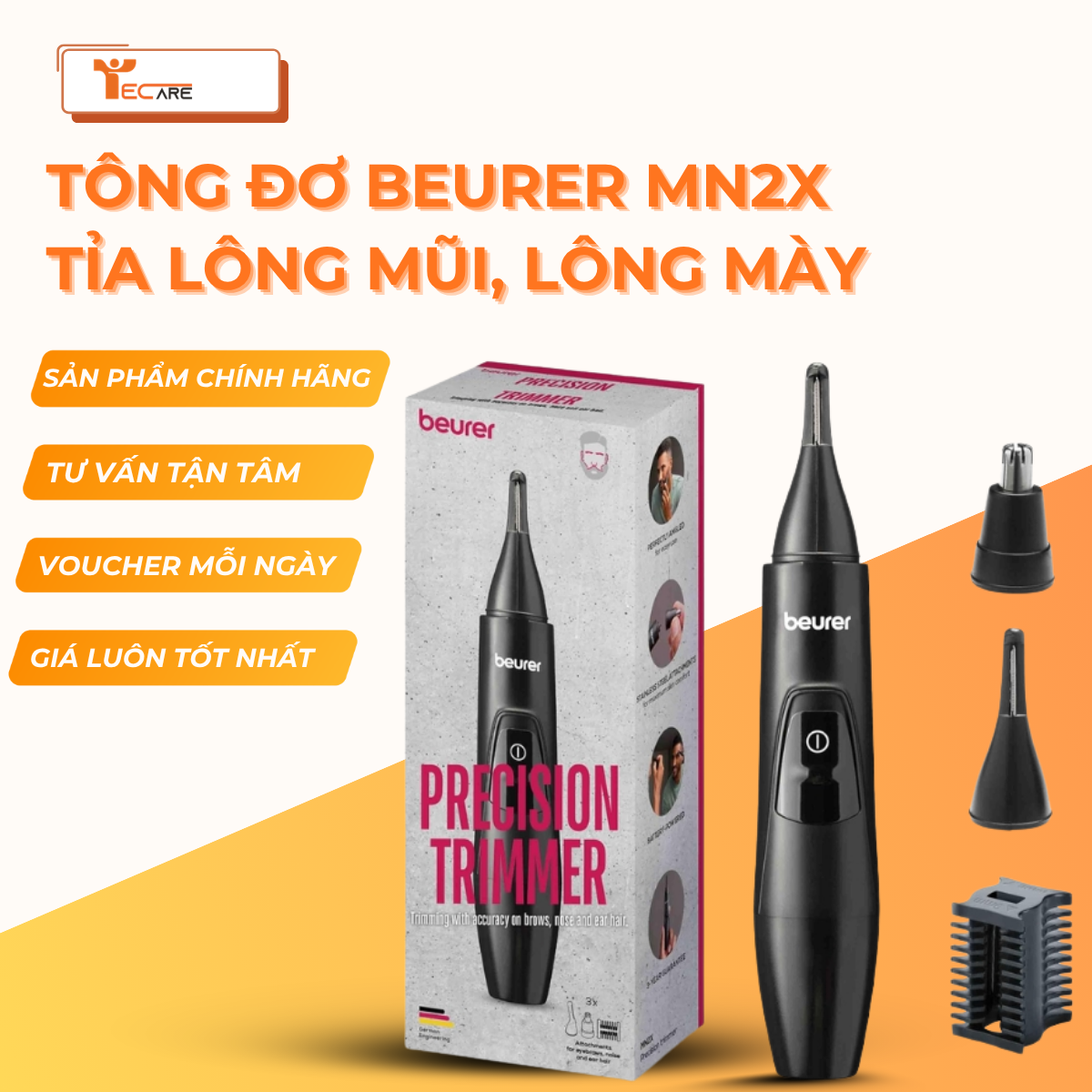 Beurer Máy tỉa lông mũi, lông mày MN2X