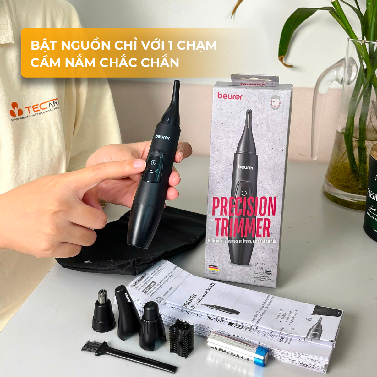 Beurer Máy tỉa lông mũi, lông mày MN2X