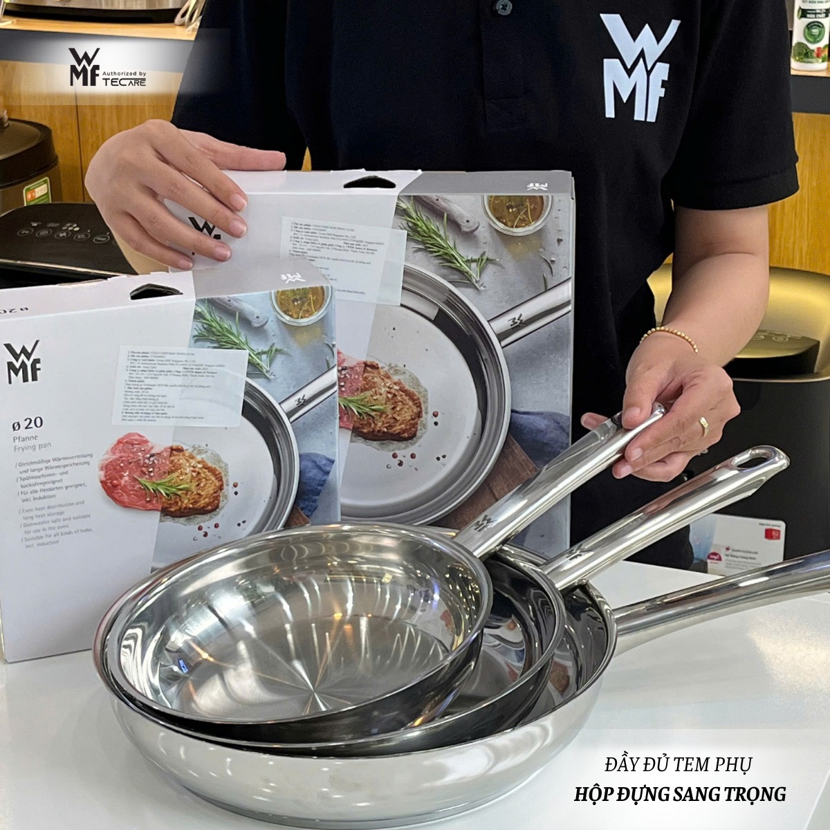 WMF Chảo thép Profi, thép không gỉ Cromargan - 20cm,24cm,28cm