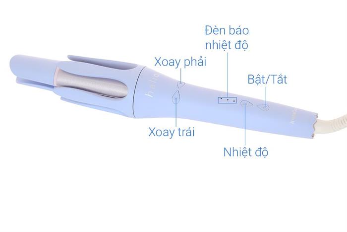 Halio Máy uốn tóc tự động instaCurl Premium Automatic Hair Styler