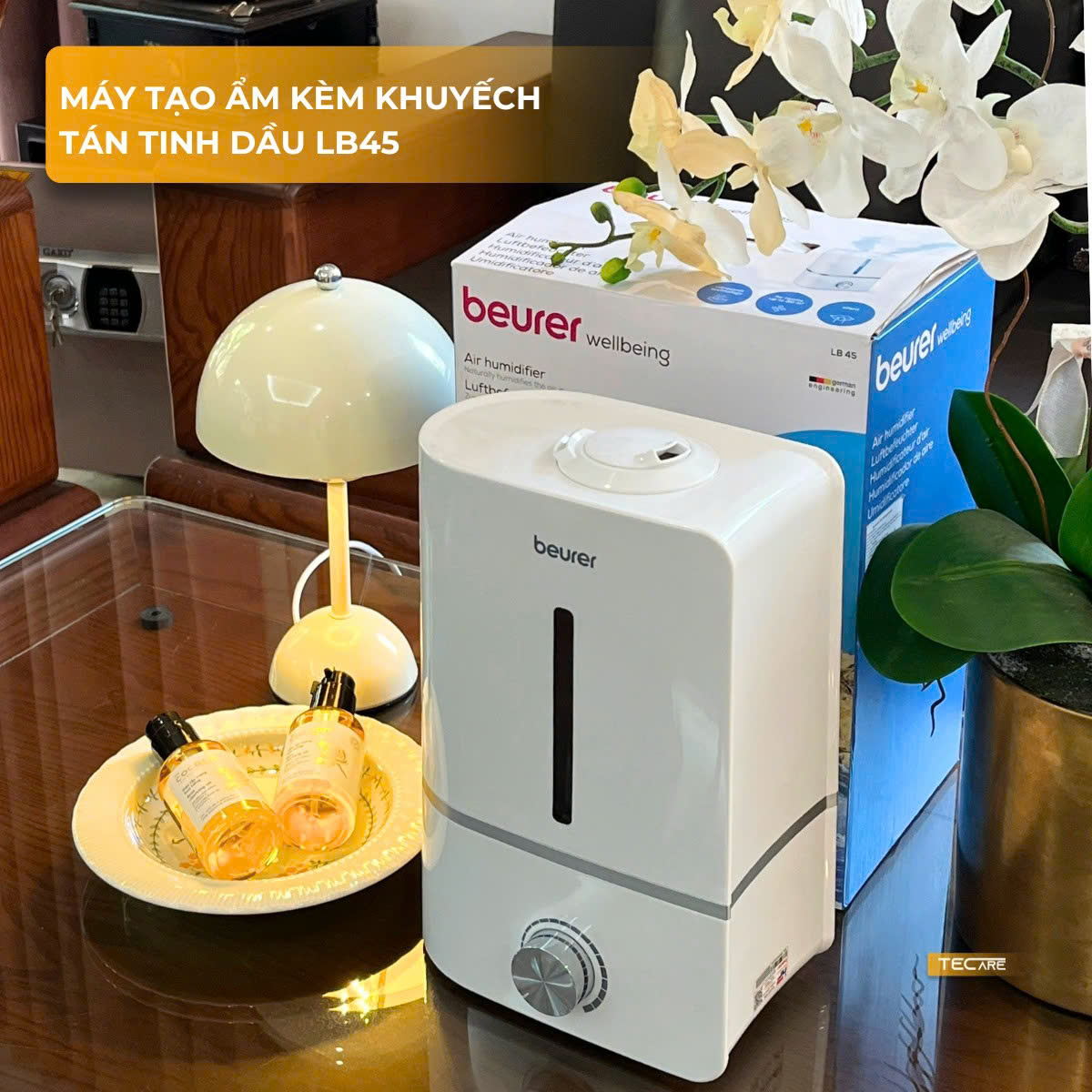 Beurer máy tạo độ ẩm không khí LB45  - dung tích bình 4L