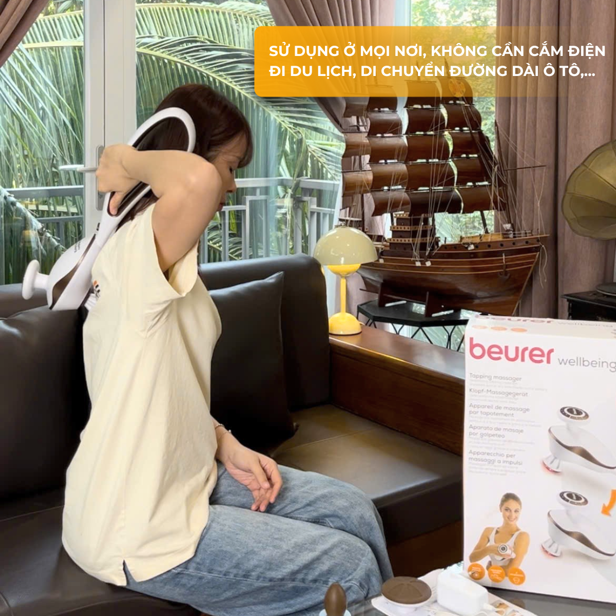 Beurer Máy massage cầm tay dùng pin MG510