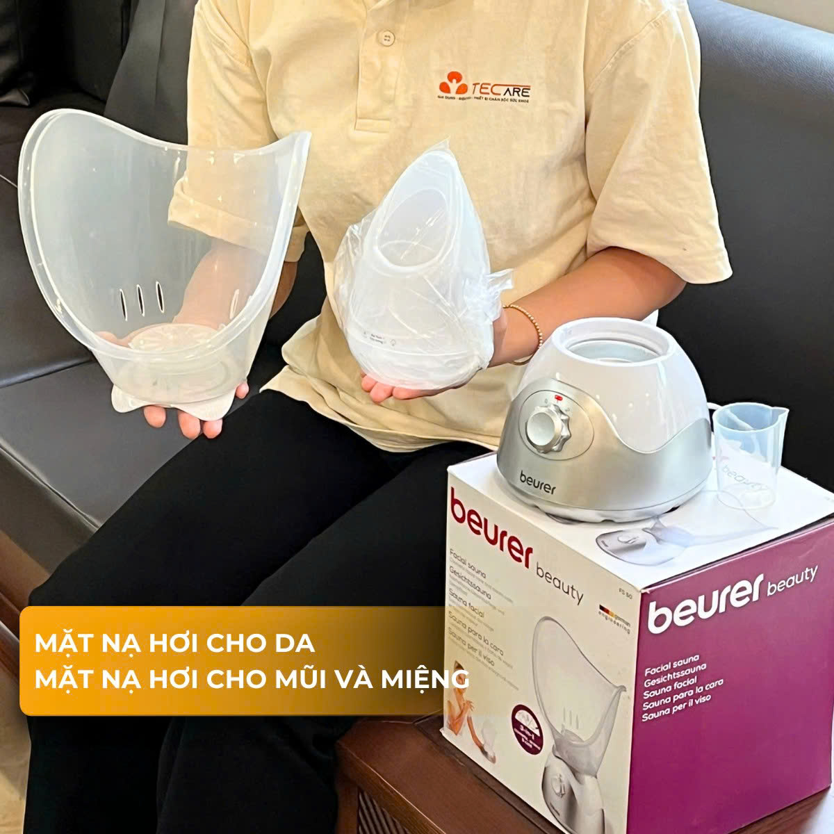 Beurer máy xông hơi làm đẹp da mặt FS50 - công suất 120W