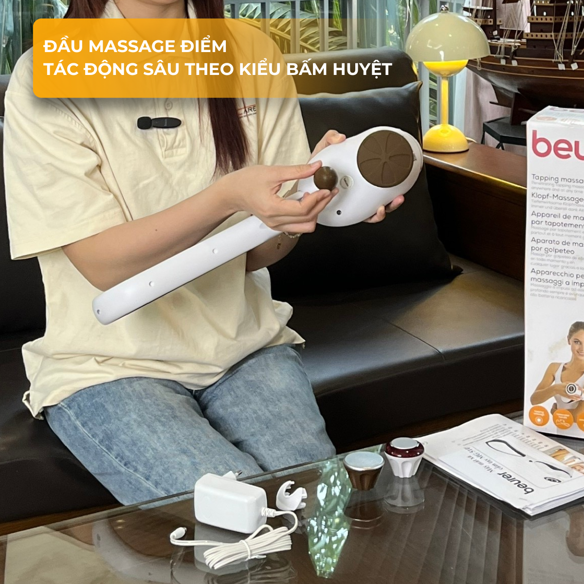 Beurer Máy massage cầm tay dùng pin MG510