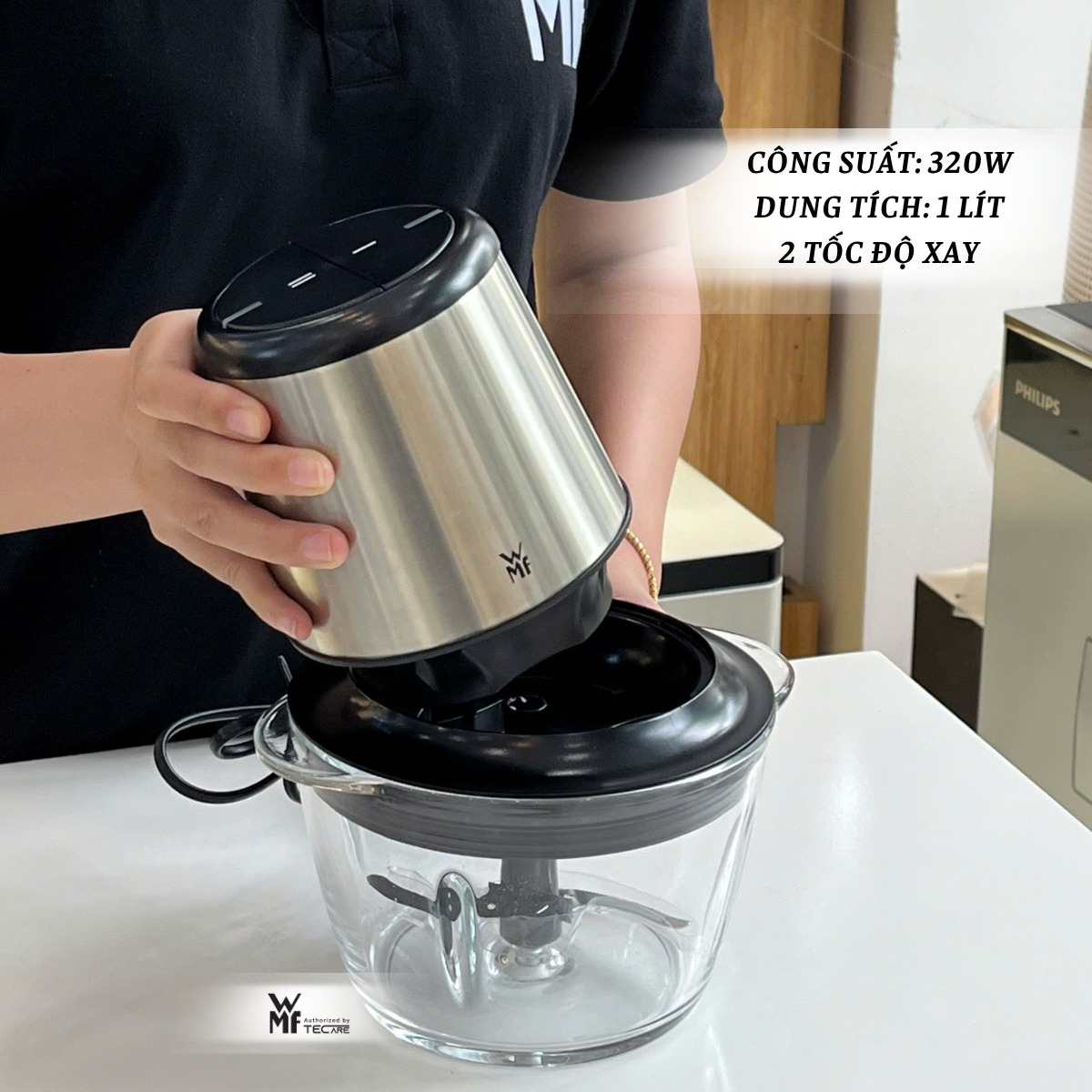 WMF Máy xay đa năng Kult Chopper ED (2025) - dung tích cối 1L