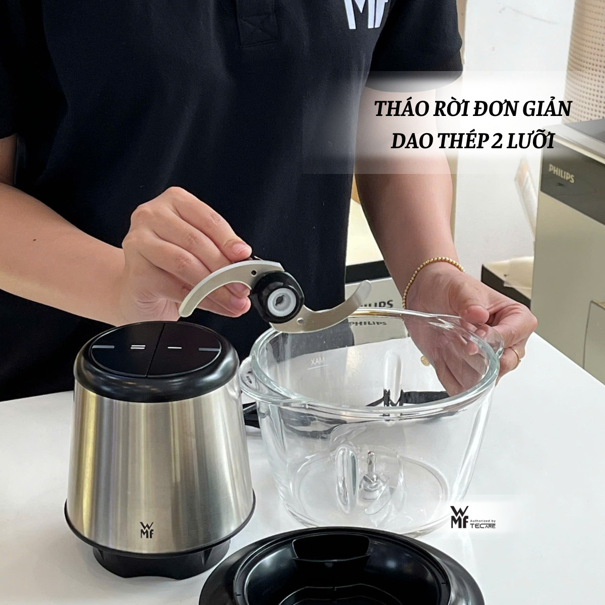 WMF Máy xay đa năng Kult Chopper ED (2025) - dung tích cối 1L