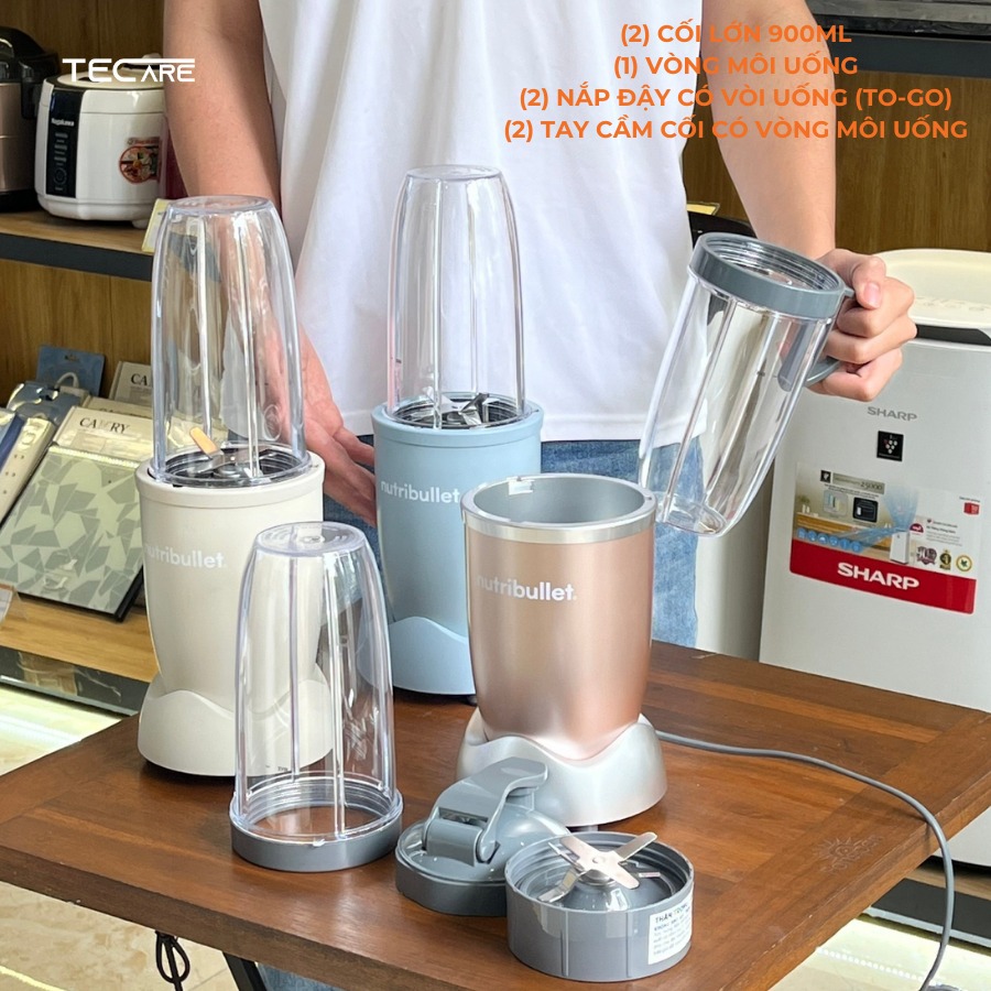 Nutribullet máy xay sinh tố NB 201 Pro - Công suất 900W
