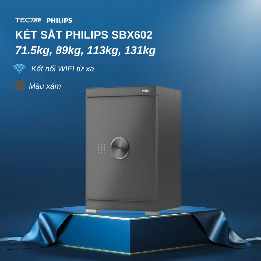 Két sắt Philips SBX602 71.5kg, 89kg, 113kg,131kg
