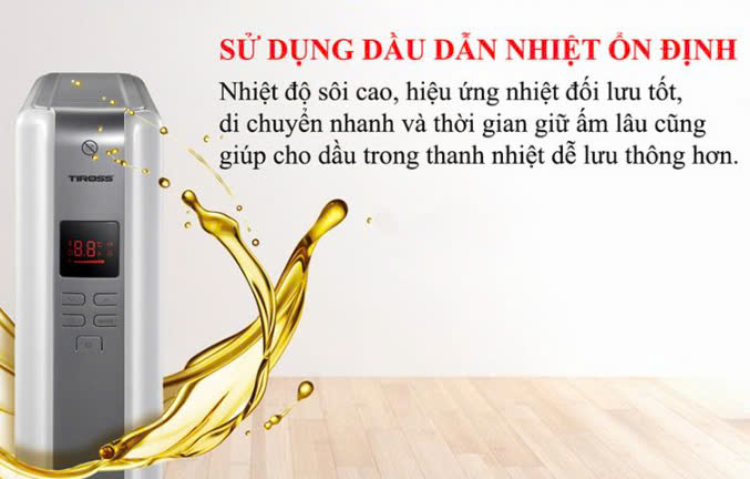 Sưởi dầu 12 thanh Tiross TS9218