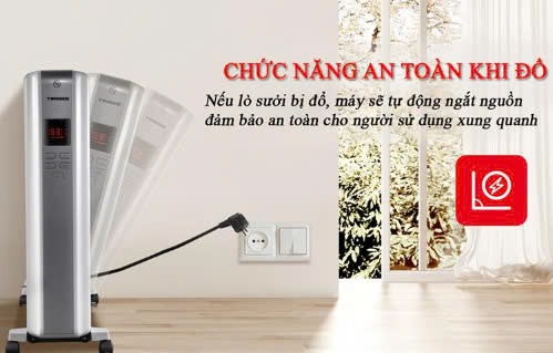 Sưởi dầu 12 thanh Tiross TS9218