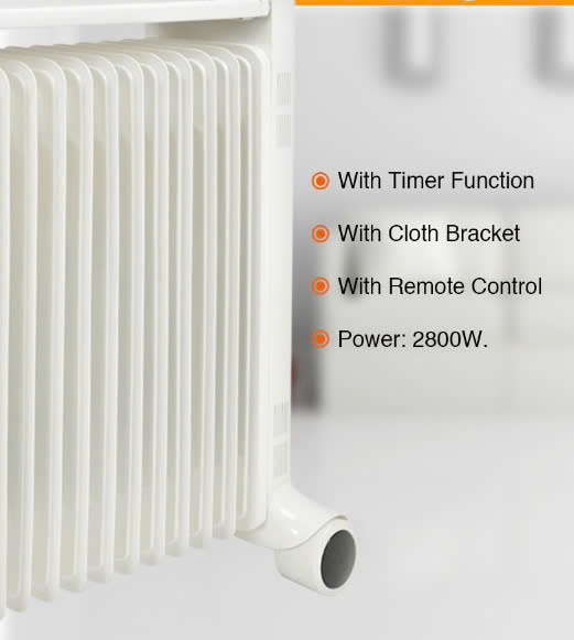 Sưởi dầu 15 thanh Tiross TS9215