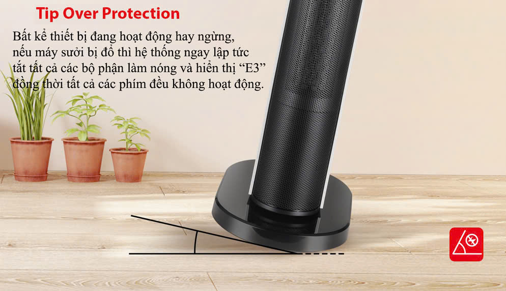 Quạt sưởi gốm ceramic Tiross TS9443