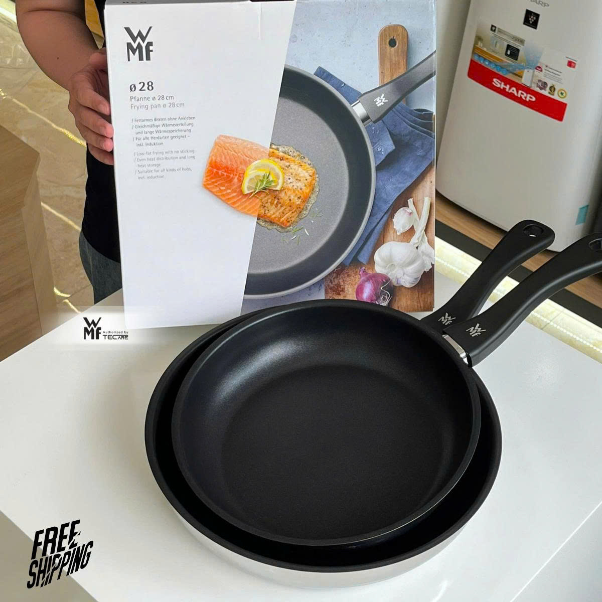 WMF chảo chống dính Frying Pan Platinum Devil - Size 24,28cm