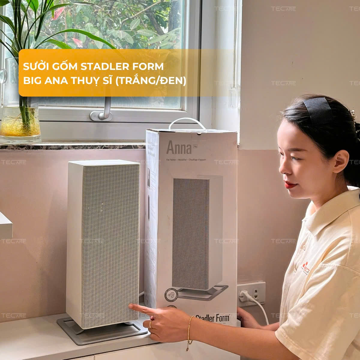 Stadler Form Máy sưởi gốm Anna Big Thụy Sỹ - Công suất 2000W