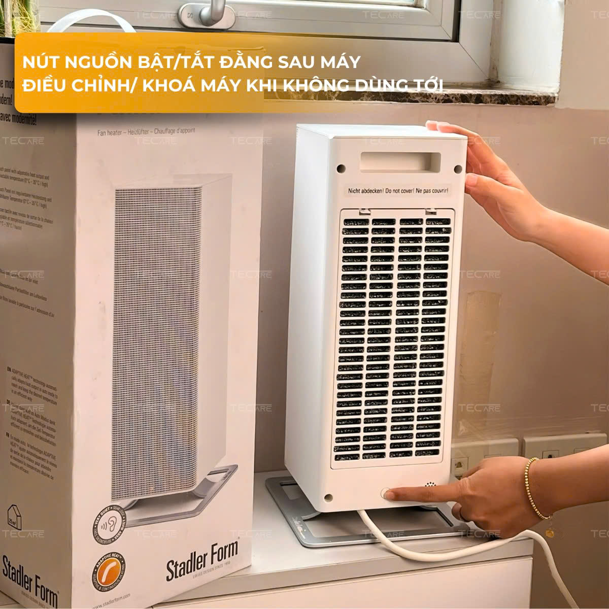 Stadler Form Máy sưởi gốm Anna Big Thụy Sỹ - Công suất 2000W