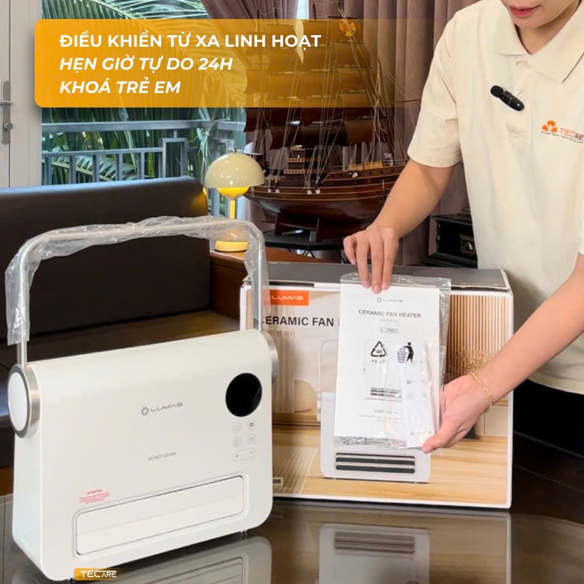 Lumias Máy sưởi H08B – Ceramic PTC 2000W