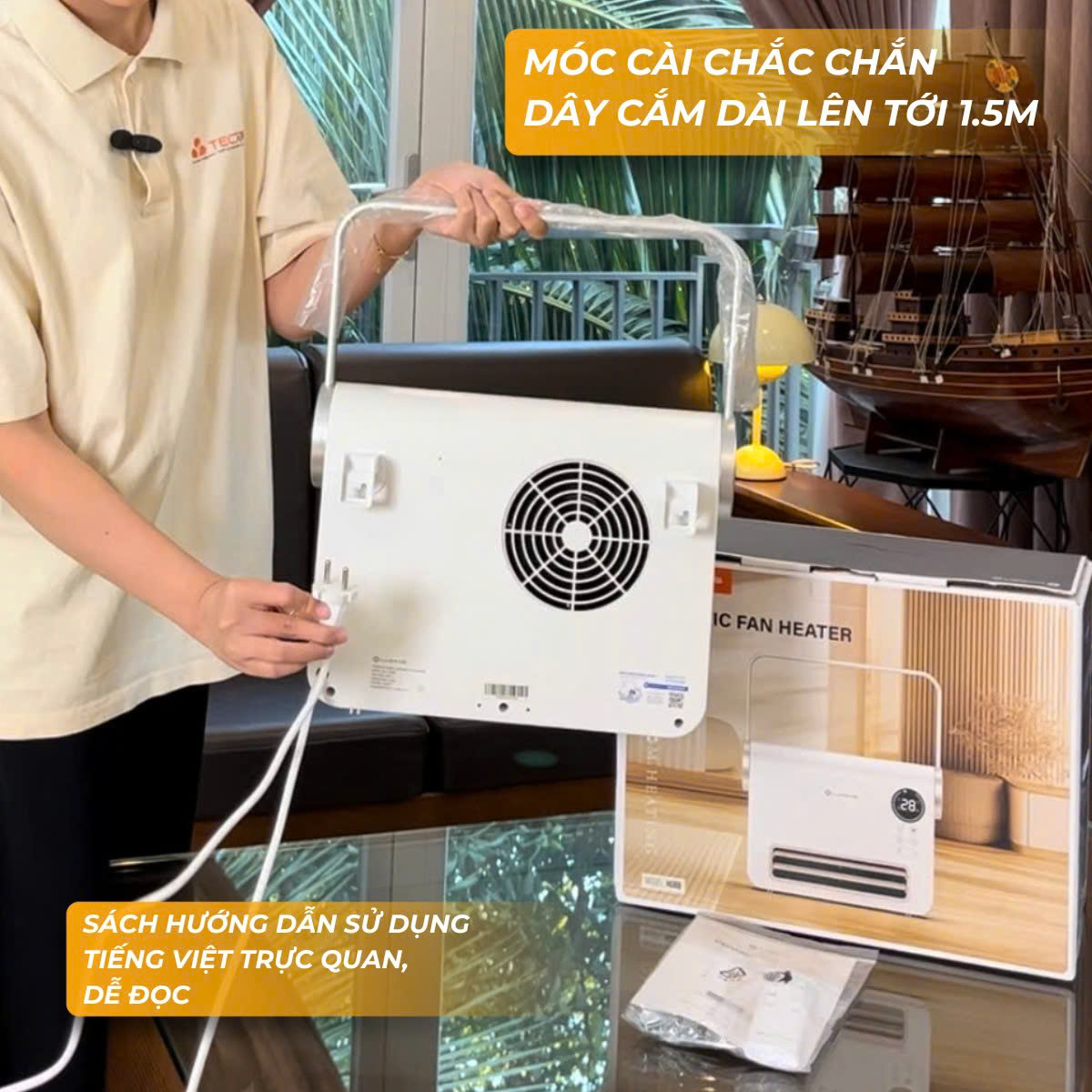 Lumias Máy sưởi H08B – Ceramic PTC 2000W