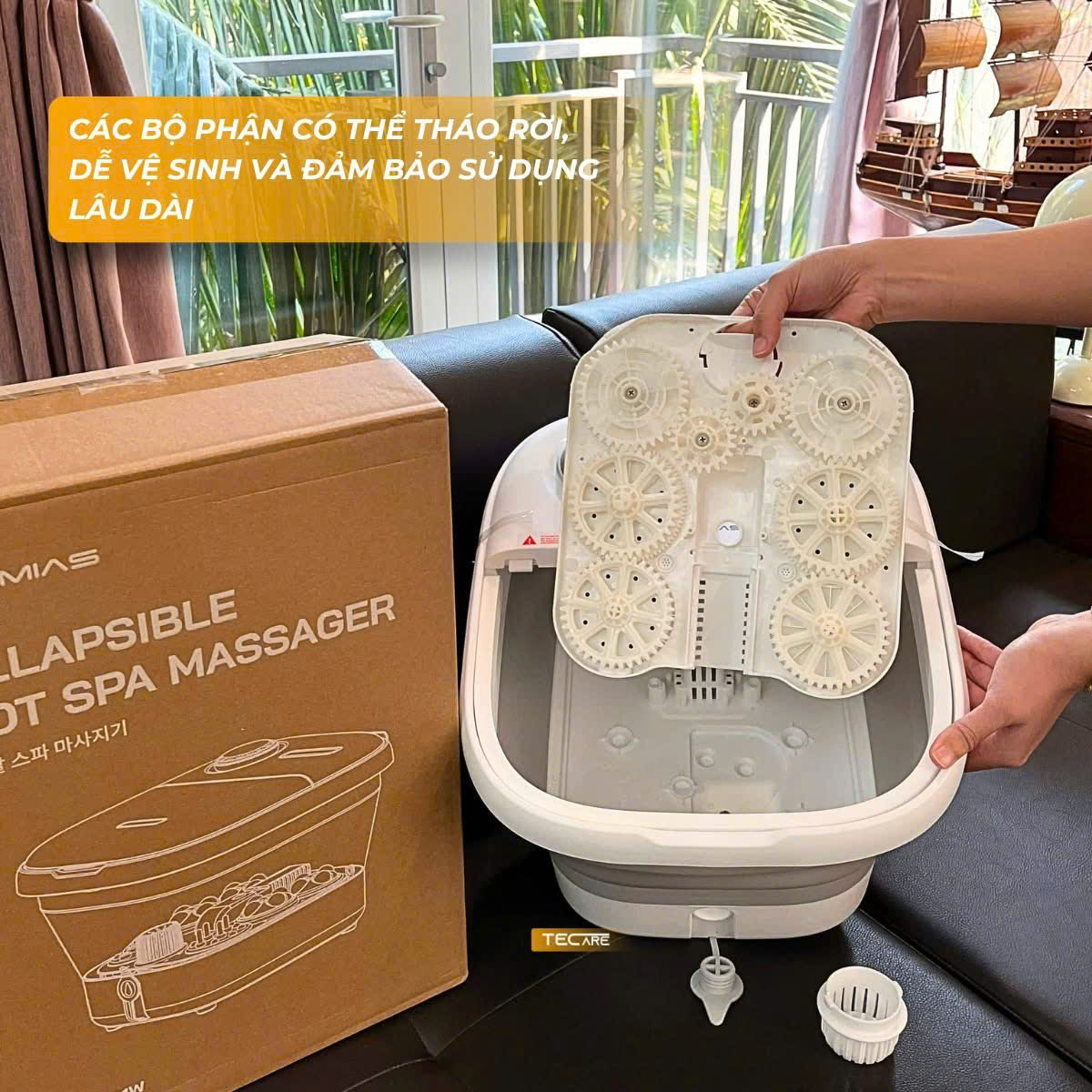 Lumias Bồn ngâm chân massage nước nóng LMF-01W