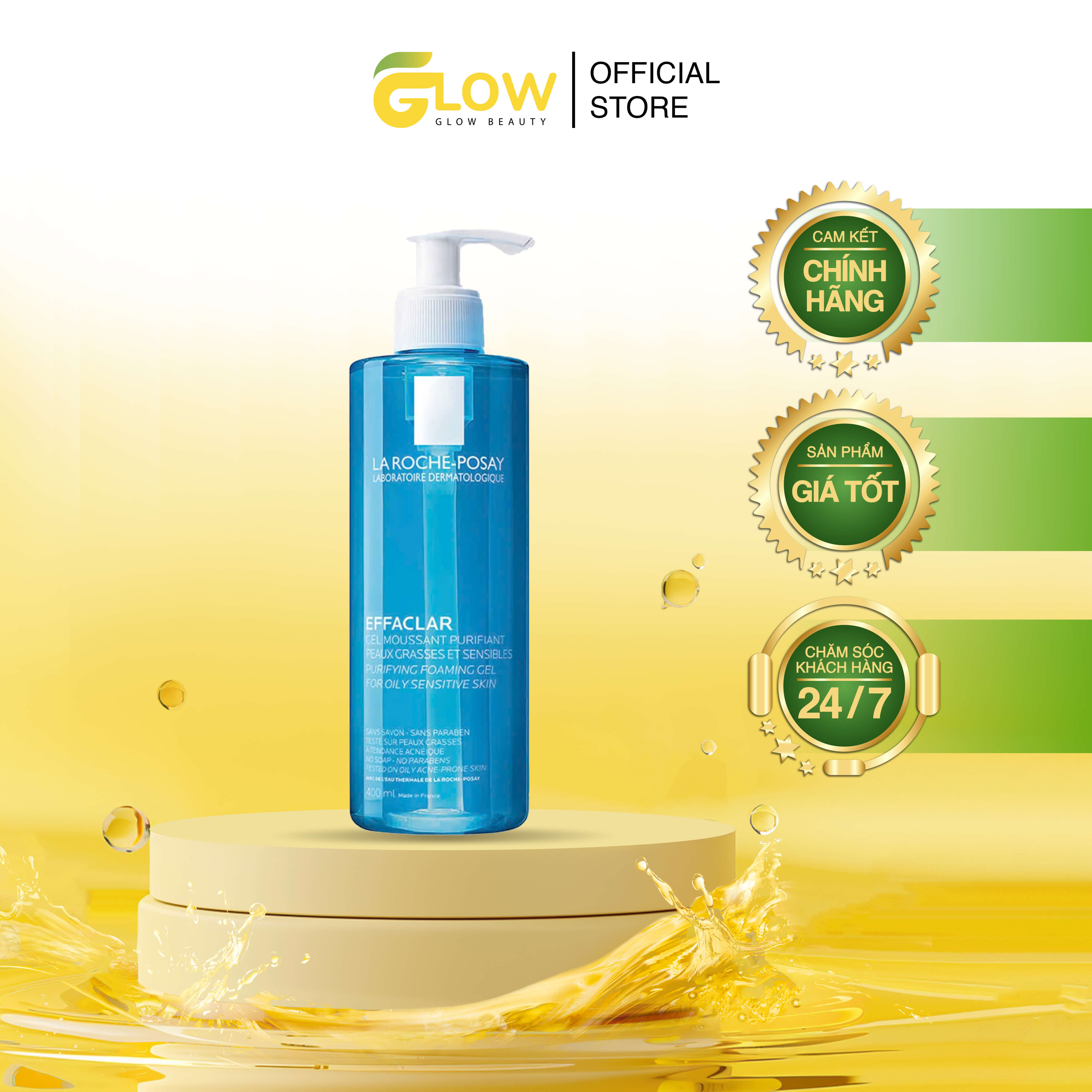 Laroche Posay - sữa rửa mặt 400ml (xách tay)