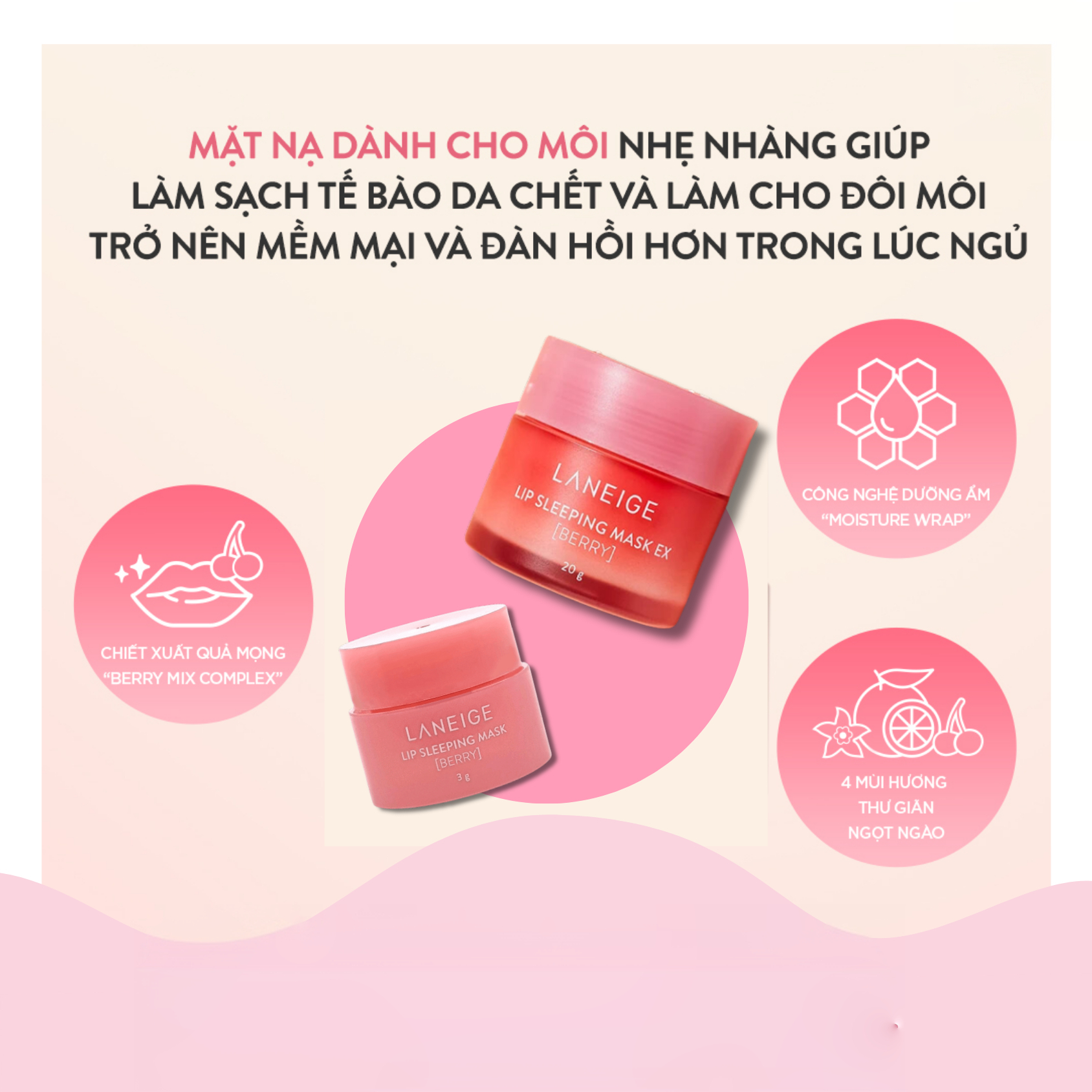 Laneige - Nạ ngủ môi Full 20G