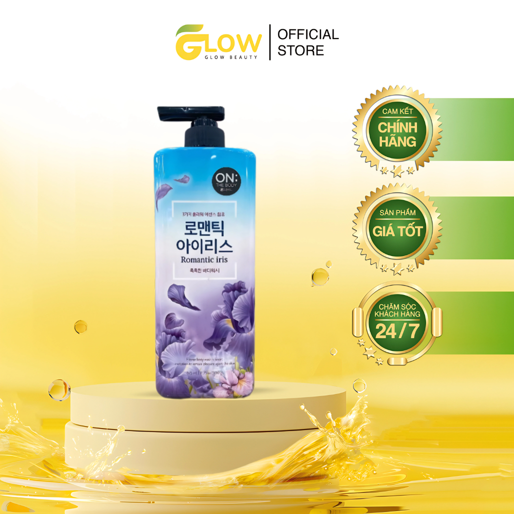 Sữa tắm On the Body 500ml Hàn - Tím #Romantic Iris