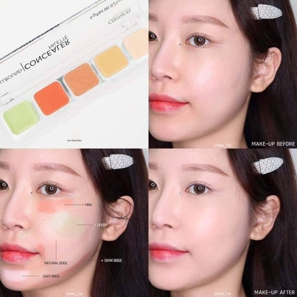 Bảng che khuyết điểm Catrice Allround Concealer 5 Màu