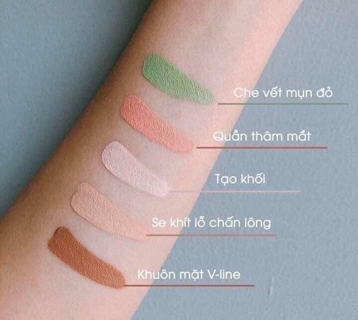 Bảng che khuyết điểm Catrice Allround Concealer 5 Màu