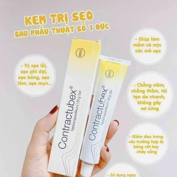 Kem trị sẹo Contractubex