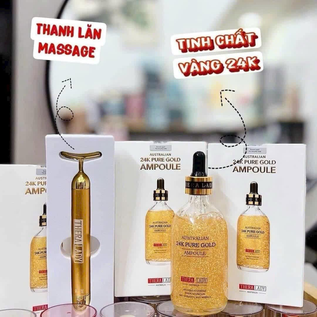 Serum Vàng 24k TheraLady Úc (kèm thanh lăn)