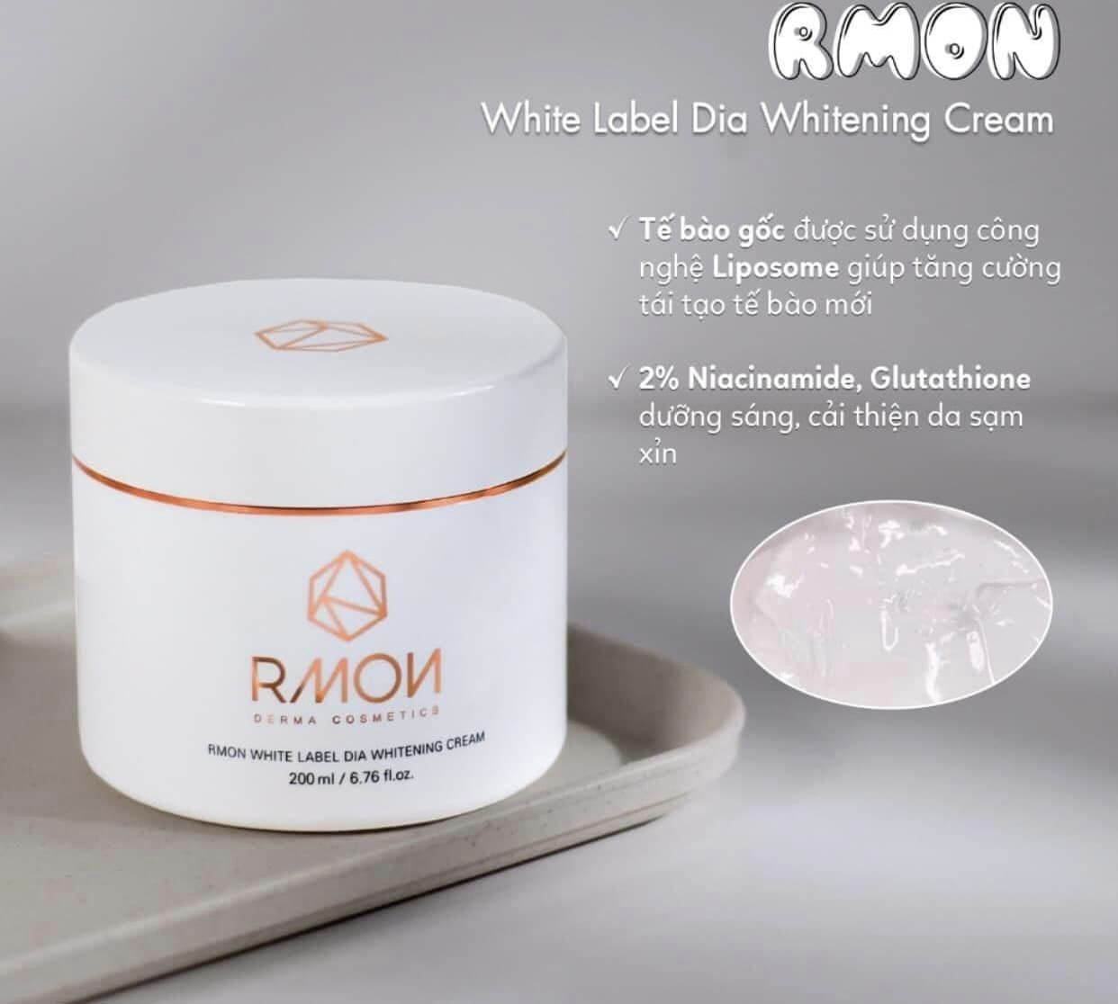 Kem dưỡng trắng Body RMON White Label Dia