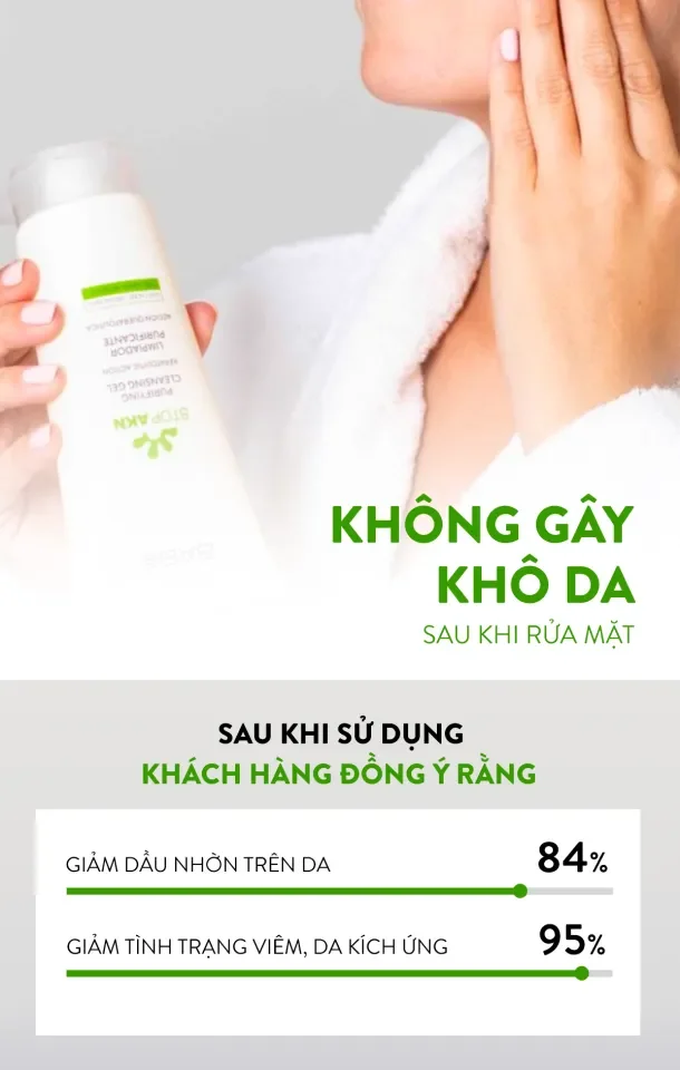 Sữa rửa mặt Babe stop AKN 200ml (da dầu)