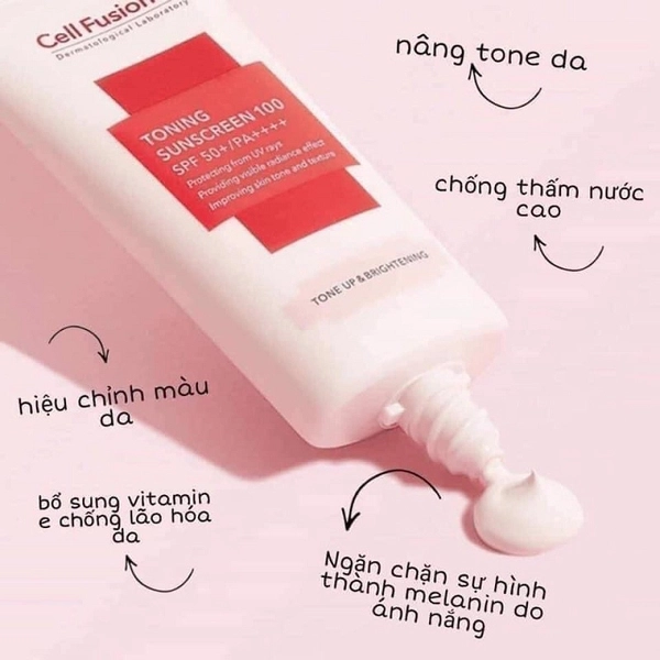 Kem chống nắng Cell Fusion C Advanced Clear Sunscreen 100 cho da dầu mụn 50ml Xanh lá (Công ty)