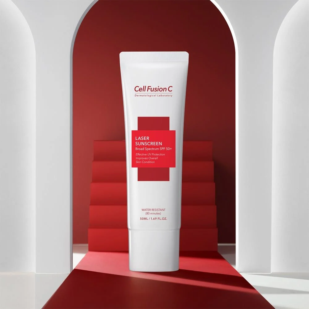 Kem chống nắng Cell Fusion C Advanced Clear Sunscreen 100 cho da dầu mụn 50ml Xanh lá (Công ty)