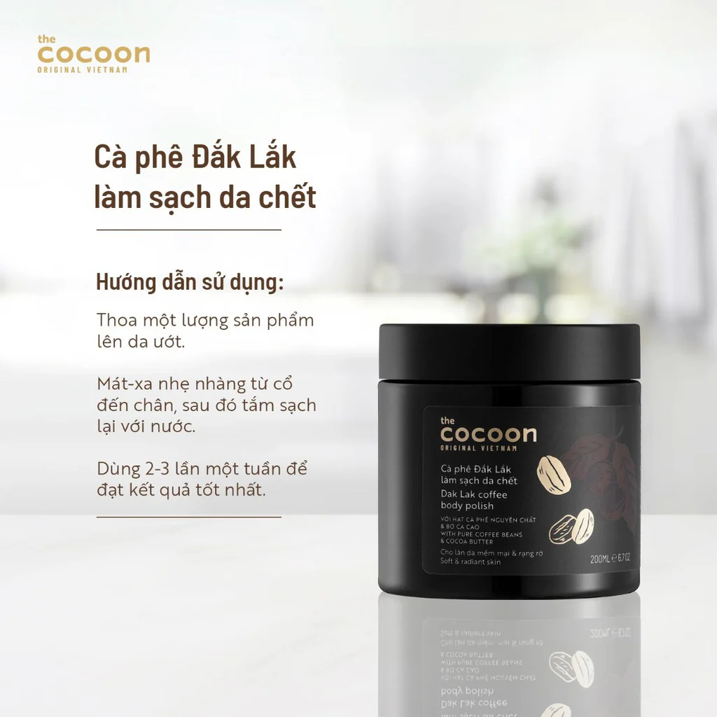 Cocoon - Tẩy da chết body cà phê 600ml