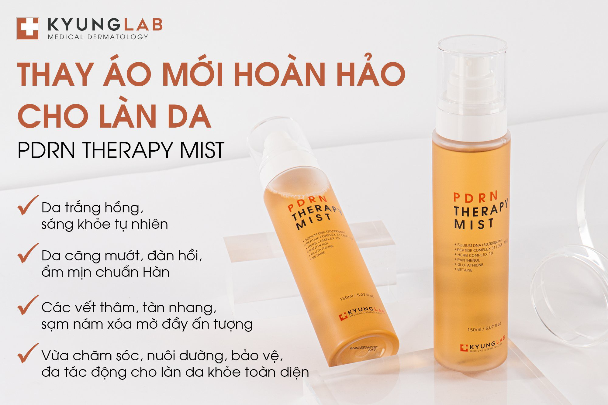 Kyunglab - Xịt khoáng PDRN 150ml (mẫu mới)