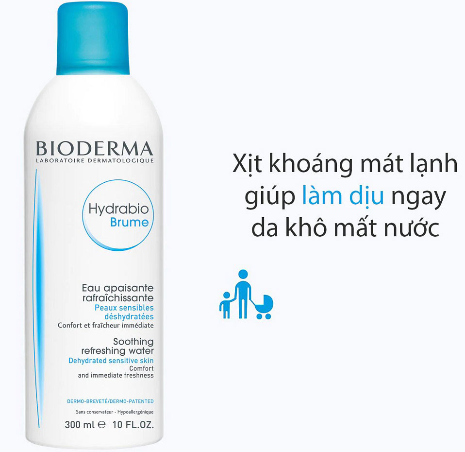 Xịt khoáng Bioderma 300ml