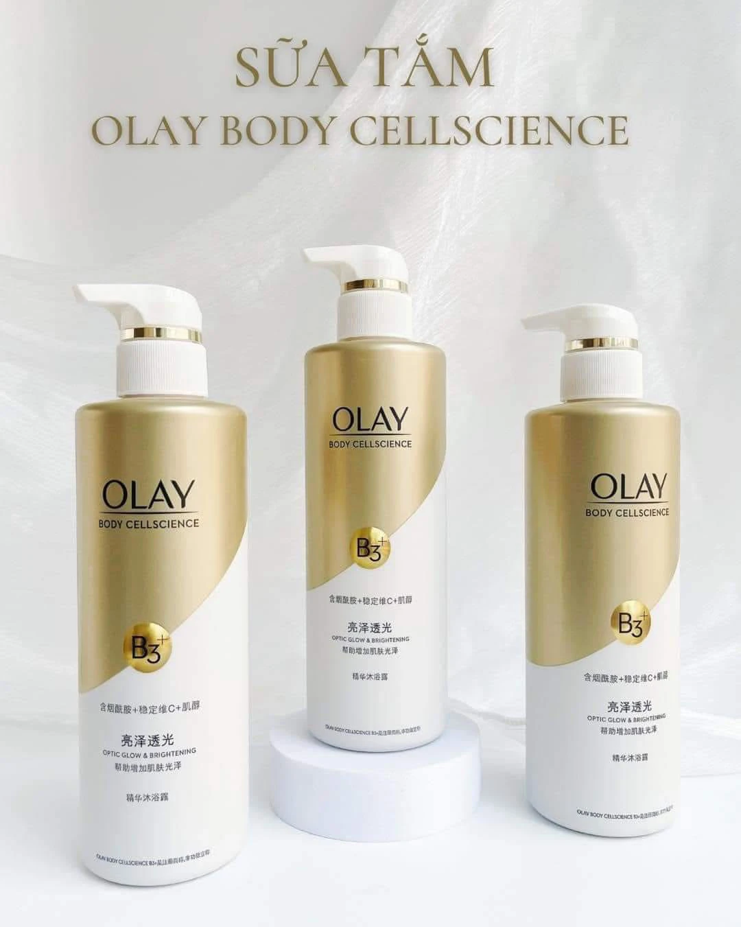 Sữa tắm Olay - Body CellScience 500ml (bản trung)