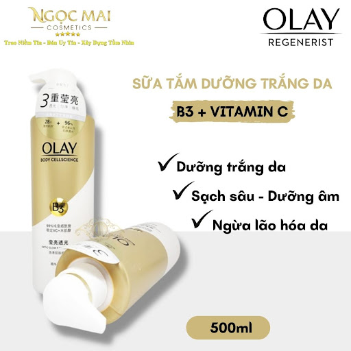 Sữa tắm Olay - Body CellScience 500ml (bản trung)